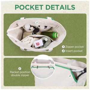 सभी कस्टम मुद्रित सबलिमिनेशन टेबल टेनिस रैकेट बैडमिंटन फिटनेस उपकरण बैग - Product Image 5