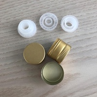 Couvercle/bouchon/fermeture en aluminium avec inserts en plastique pour bouteilles d'huile d'olive