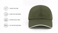 Casquette de baseball sportive unie à 6 panneaux, imperméable, personnalisable par sublimation, pour homme, style plage estival, par le fabricant