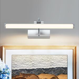 Adjustable Bedside Lamp For Artwork Painting Home Decor Villa Led <b>Mirror</b> Picture Wall Light Silver Picture Art Lighting - Product Image 1