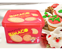 Boîte d'emballage de biscuits carrés jetables, vente en gros, contenants en plastique avec poignée