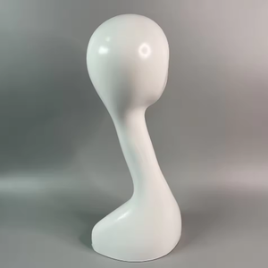 Elegante modelo de cabeza de cuello de cisne para exhibición de peluca, cabeza de maniquí profesional para peinado y escaparate de salón de belleza - Product Image 5