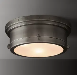 Lampes murales en fer LED de style américain moderne pour salon, bureau, chambre à coucher, balcon, couloir, allée - Product Image 5