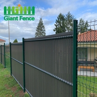 Valla de Malla Metálica Galvanizada y Recubierta de PVC de 7 pies, Ecológica, a Prueba de Roedores, para Patio Exterior, Jardín, Construcción, Paneles 3D
