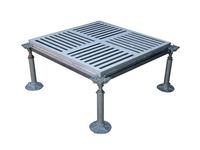 Plancher d'accès en aluminium du fournisseur direct Plancher d'accès surélevé imperméable faux plancher système de terrasse modulaire