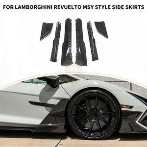 Faldones Laterales de Fibra de Carbono Seca Estilo MSY para Lamborghini Revuelto 2024-2026 - Product Image 3