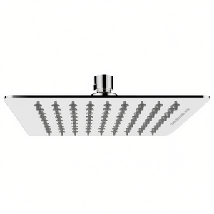 Pommeau de douche carré ultra fin en acier inoxydable 40x40 cm, effet pluie - Product Image 3