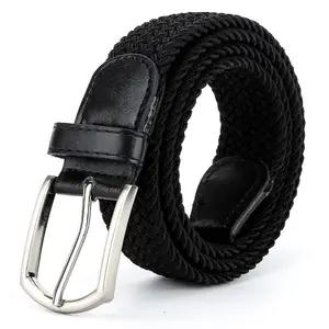 Clásico tejido de punto Web elástico tejido Golf estiramiento trenzado cinturón para hombres niños pantalones vaqueros - Product Image 1