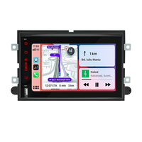 Reproductor de DVD para Auto con Pantalla HD de 7 Pulgadas, 4 Núcleos, WiFi, Carplay Inalámbrico, Android Auto, Radio FM, Bluetooth para Ford F150