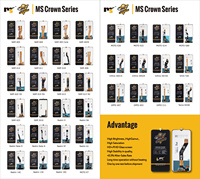 Pantallas LCD Táctiles para Teléfonos Móviles de Diferentes Marcas y Modelos, Serie MS Crown, Venta al Por Mayor Directo de Fábrica en China