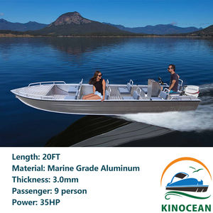 Kinocean Nouveau 6m Catamaran <span class=keywords><strong>Bateau</strong></span> à passagers Coque en aluminium étanche Capacité <span class=keywords><strong>de</strong></span> 10 personnes Ferry à moteur diesel <span class=keywords><strong>Transport</strong></span> maritime - Product Image 2