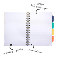 Cuaderno Personalizado con Encuadernación Espiral, Cubierta de PVC, Impresión de Planificador, Papel Offset para Oficina