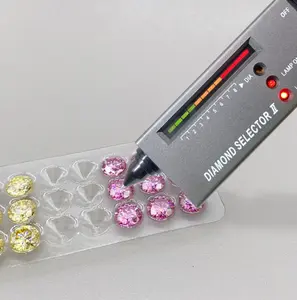 Производители 0,5-5 карат VS1 D E F причудливого цвета розовый круглый блестящий CVD HPHT лабораторный Выращенный свободный алмаз