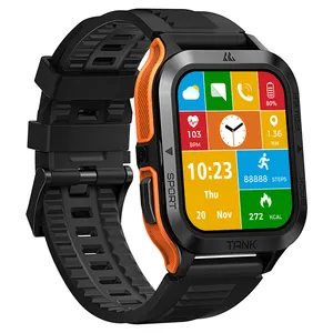 Kospet Tank M2 2023 Reloj Smart Watch Sos Valdetectie Bluetooth Call Gezonde Monitor Verbonden Slimme Horloges