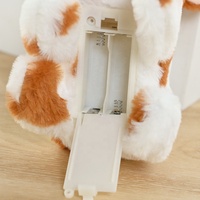 Nouveau jouet en peluche vache électrique de simulation, animal de compagnie électronique qui marche, jouets en peluche pour enfants