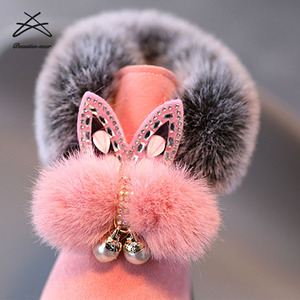 Botas infantis de inverno, botas para crianças, meninas, sapatos infantis, de pelúcia, tornozelo - Product Image 6