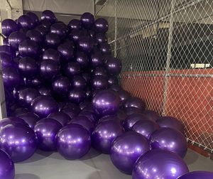 Vente en gros de balles de gym en PVC écologiques de haute qualité avec logo personnalisé 45cm 55cm 65cm 75cm 85cm balles de fitness et de <span class=keywords><strong>yoga</strong></span> - Product Image 6