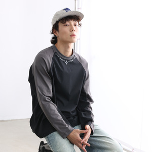 Camisetas de Manga Larga Raglán Unisex al por Mayor, <span class=keywords><strong>Nueva</strong></span> Llegada de Lin, Camisetas de Manga Larga para Hombre de Alta Calidad con Serigrafía - Product Image 3