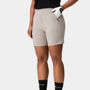 Pantalones Cortos Deportivos de Yoga para Mujer, con Logotipo Personalizado, Mezcla de Poliéster Elástico, Venta al Por Mayor, Ropa de Golf para Mujer - Product Image 2