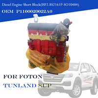 Bloc moteur court diesel ISF2.8 P1100020022A0 pour FOTON TUNLAND SUP Pickup NEUF OEM
