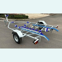 Remorque pour bateau galvanisée à essieu unique, capacité de charge 450 kg, haute qualité, prix usine, avec certification VIN CE DOT, ventes en promotion