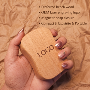 Wooden Ring <b>Box</b> Jewelry Ring Gift <b>Box</b> <b>Vintage</b> Ring Display Holder Case for Wedding Ceremony Proposal Engagement - Product Image 5
