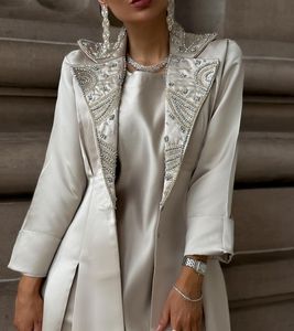 Sang Trọng Eid Ăn Mặc 2025 Abaya Dubai Hot Bán Phong Cách Đính Cườm Thiết Kế Thanh Lịch Abaya Phụ Nữ Của Đảng Phù Hợp Với Hồi Giáo Phụ Nữ 'Quần Áo - Product Image 5