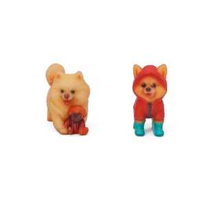 Mini Figuras de Animales, Adornos para el Hogar, Pomerania - Juguete para Niños, Regalo de Cumpleaños - Product Image 5