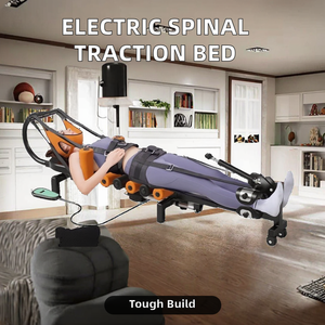 เตียงโลหะไฟฟ้าที่ได้รับการรับรอง CE คลาส II เตียงฉุดที่ดีที่สุดของบ้านกระดูกสันหลังส่วนคอ - Product Image 3