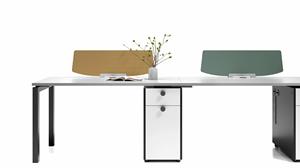 Escritorio de Oficina Modular Extensible de Madera para 2 Personas, Estilo Moderno, Uso Comercial y en Villas, Muebles Importados de <span class=keywords><strong>China</strong></span> - Product Image 2