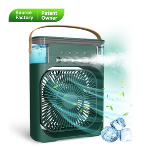 Wholesale Good Quality Air Cooler <b>Fan</b> Portable Personal Desktop <b>Fan</b> <b>with</b> Water <b>Mist</b> Spray Night Light Air Conditioner Timer ODM - Product Image 3