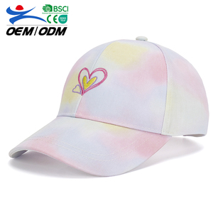 New Arrival Custom Embroidered 6-Panel Sports Baseball Cap Colorful Cotton Children Summer Outdoor Casual Fishing Sun - Product Image 1