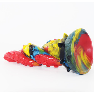 Juguete Sexual Gigante Personalizado con Ventosa, Monstruo, Nuevo <span class=keywords><strong>Dildo</strong></span>, Pene de Silicona Líquida, Color Faak, <span class=keywords><strong>Dildo</strong></span> Pulpo - Product Image 6