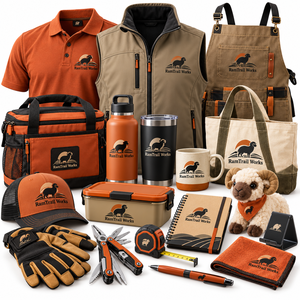 Agricultural Employee Welcome Kits with Custom Polo Shirts Thermal Bottles Canvas Tote Bags Towels and Gifts for Farm Staff - Product Image 1