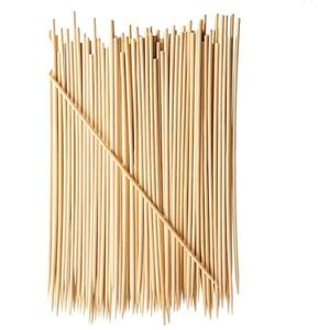 Brochettes jetables de long bâton de <span class=keywords><strong>bambou</strong></span> porte-bonheur de marque personnalisée OEM pour barbecue facile fête camping emballage de sac de fruits et aliments - Product Image 2