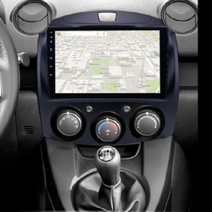 TK-YB Auto-Stereo-Rahmen 9 Zoll für Mazda 2 Innenraum Autoteile Zubehör Autoradio-Rahmen Fascia Dashboard Navigations rahmen - Product Image 3