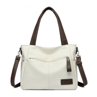 Nouveaux sacs à main tendance 2024 pour femmes, sacs à main décontractés en PU souple avec fermeture éclair, grands sacs à main de luxe pour femmes, nouveau design
