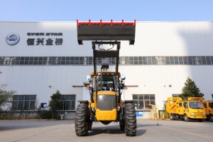 เฮงซิง ขายส่ง รถตักล้อยางไฟฟ้า ขับเคลื่อน 4 ล้อ รถแทรกเตอร์ขนาดเล็ก รถขุดตีนตะขาบขนาดเล็ก รถตักล้อยางแบบมีหัวขุด ตัวอย่างสินค้า - Product Image 2