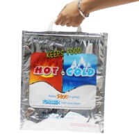 Sac isotherme réutilisable grand format pour déjeuner, collation, bento, pique-nique, chaud et froid, sac isotherme en mylar pour la livraison de nourriture
