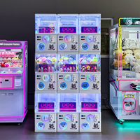 Mesin Gachapon Mini Premium Bentuk Kubus dengan Layar LCD Independen untuk Taman Bermain Anak dan Toko