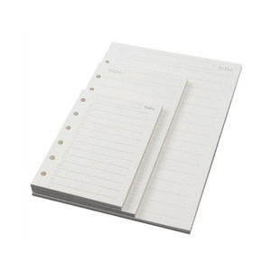 2025 nuevo KRC A5 A6 recarga de papel forrado 6 agujeros 6 anillos hojas sueltas reemplazables papel en blanco para cuadernos diarios cuaderno diario - Product Image 2