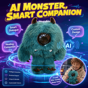 Robot de IA Eléctrico Musical de Peluche con un Solo Ojo, CE CPC, Canta, Habla, Baila, Regalo para Niños, Juego Sensorial, Alivio del Estrés, Fiesta, Venta al por Mayor, ODM - Product Image 3