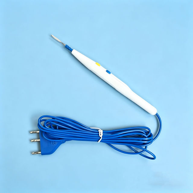 Detachable Electrode Electrocautery Pen, Insulated Handle Cautery Tool for Veterinary Surgical Procedures
