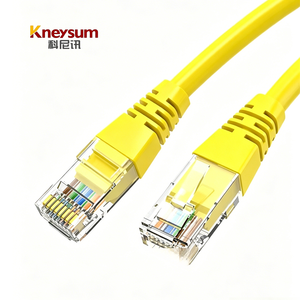 Câble réseau Kneysum CAT6 CAT6A en cuivre pur massif FTP 2m 8 conducteurs Gigabit RJ45, cordon de brassage <span class=keywords><strong>Ethernet</strong></span> fini - Product Image 1