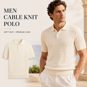 Camisas de Punto Trenzado de Alta Calidad y Lujo, Elásticas en 4 Direcciones, Estilo Clásico, Ropa para Hombre, Camisetas Polo con Logotipo Personalizado - Product Image 1