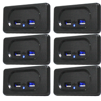 TYTXRV Accessoires de caravane Prise de charge USB 12V/24V Double ports USB