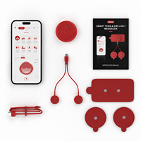 Stimulateur musculaire sans fil TENS EMS Combo, masseur, contrôle par application, 26 modes, thérapie par impulsions, douleurs au dos et au cou