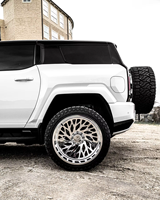 Nouvelles jantes multi-branches en alliage d'aluminium forgé, à profilage fluide, rainures polies, 18 à 30 pouces, 5x112, compatibles Audi, pour 4x4 tout-terrain personnalisées
