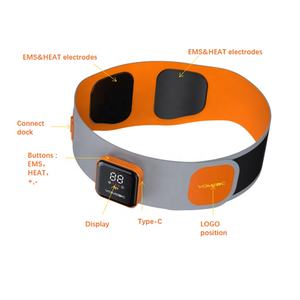 Wiederaufladbare Heizung EMS <span class=keywords><strong>Tens</strong></span> Taillengürtel unterer Rücken Massagegerät - Product Image 5