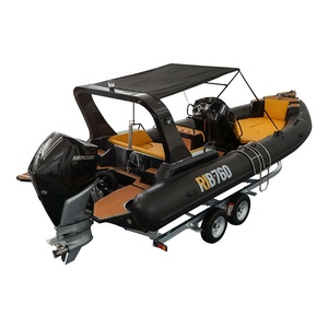 Nouveau modèle <span class=keywords><strong>de</strong></span> bateau pneumatique rigide RHIB 760 <span class=keywords><strong>de</strong></span> 25 pieds, haute performance, pour la navigation <span class=keywords><strong>de</strong></span> plaisance et le sport - Product Image 4